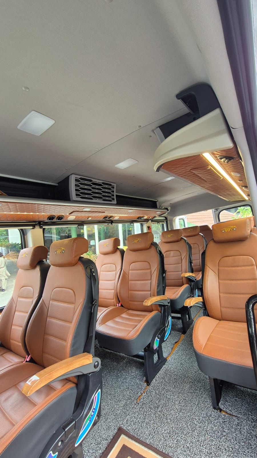 Force Urbania 17-Seater Tan Leather Interior